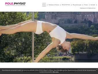 Screenshot von https://www.poledance-physio.de/