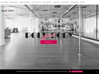 Screenshot von https://poleyourbody.de/
