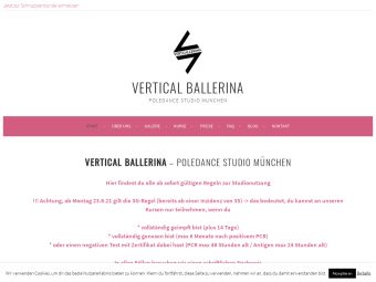 Screenshot von https://www.vertical-ballerina.de/