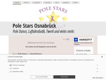 Screenshot von http://www.polestars-osnabrueck.de