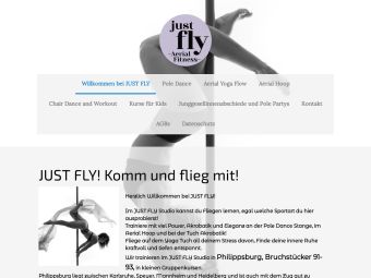 Screenshot von https://www.justfly-aerialfitness.de/