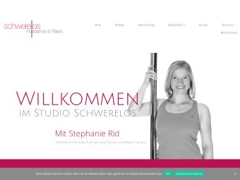 Screenshot von https://schwerelosaktiv.de/
