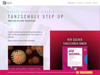 Screenshot von https://www.tanzschule-stepup.de/