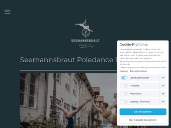 Screenshot von http://www.seemannsbraut-poledance.de