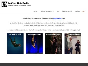 Screenshot von https://lechatnoirberlin.de