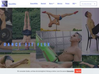 Screenshot von https://www.dancefitflex.com