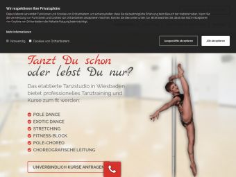 Screenshot von http://www.tanzstudio-michel.de