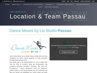 Screenshot von https://dancemoves.at/passau