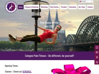 Screenshot von https://www.cologne-polefitness.com