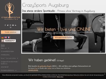 Screenshot von https://www.crazy-sports-augsburg.com/