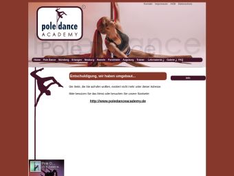 Screenshot von http://www.poledanceacademy.de/pages/kursort/kurse-erlangen-studio-1.php