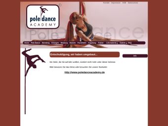 Screenshot von https://www.poledanceacademy.de/pages/kurse-hameln.php