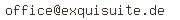 E-Mail-Adresse der Gemeinde exQUIsuite